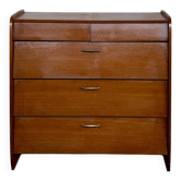 Vintage Scandinavian look shoe cabinet