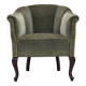 1960s, Danish armchair, green furniture velour, beech wood legs.