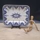 Antique Sarreguemines earthenware dish, Cluny model, 19th century