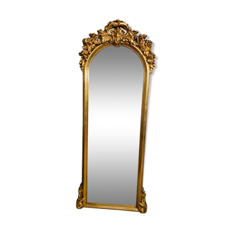 Miroir vintage doré - 180x68cm