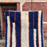 Magnificent Moroccan rug, authentic Berber rug, 150/250cm.