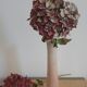 Vase haut en pierre sculptée rose-beige