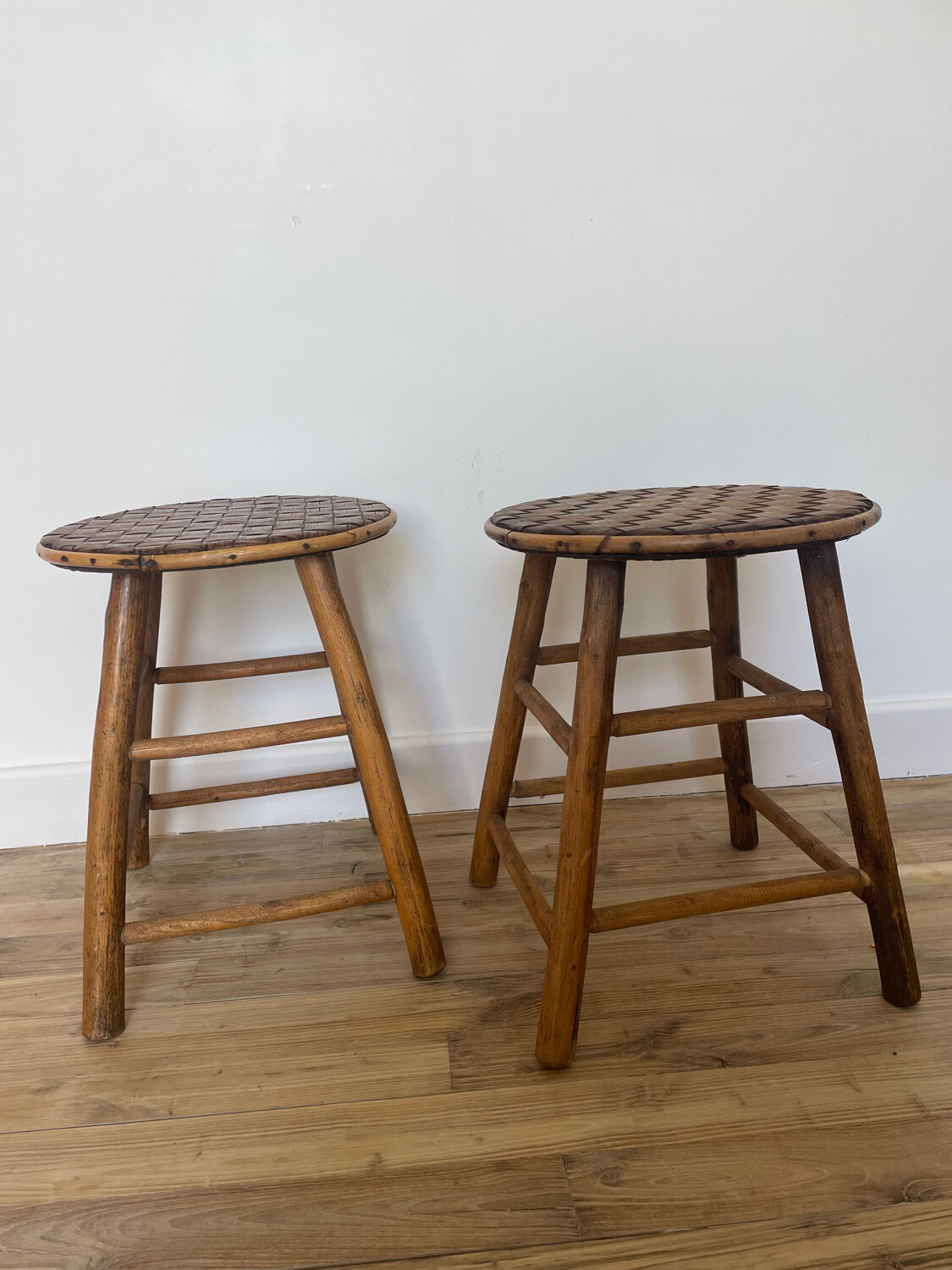 Duo of stressed stools