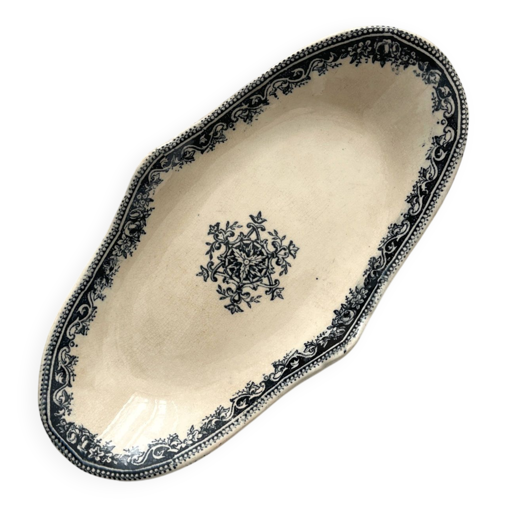 Ironware dish "Garlande Service" JVB Jules Vieillard Bordeaux