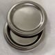 Pair of stainless steel bottle coasters létang and rémy