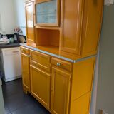 50s orange sideboard