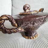 Rare Vallauris ceramic teapot signed Marius Giuge