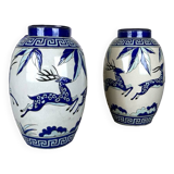 Pair of Art Deco style ceramic vases