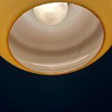 Massimo Vignelli Murano orange globe pendant light