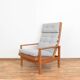 Mid-Century Danish Oak Armchair by Leif Alring for Madsen & Schubell, 1960s