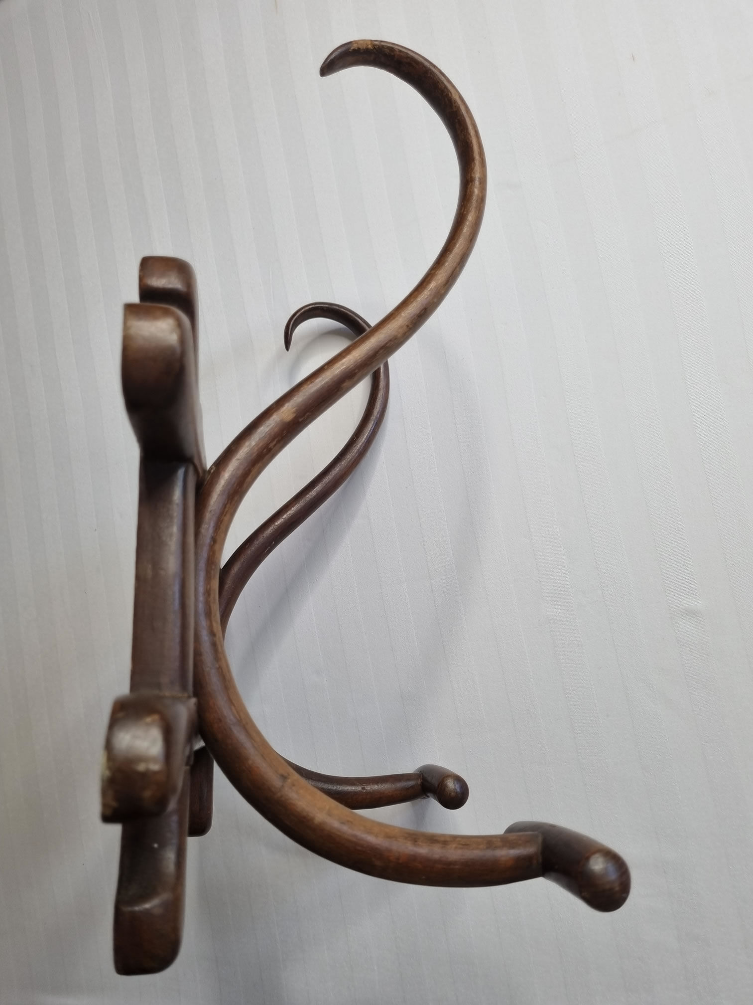 Coat rack 1900 in curved beech, Jacob & Josef Kohn, Vienna