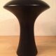 Modernist vase "mushroom" black ceramic