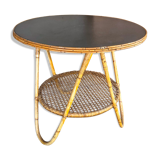 Rattan coffee table