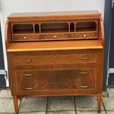 Teak roll top desk by egan Ostergaard for Broderna Gustafssons