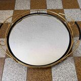 Brass mirror tray from the 60s