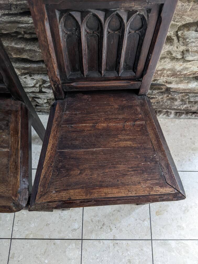 2 church chairs