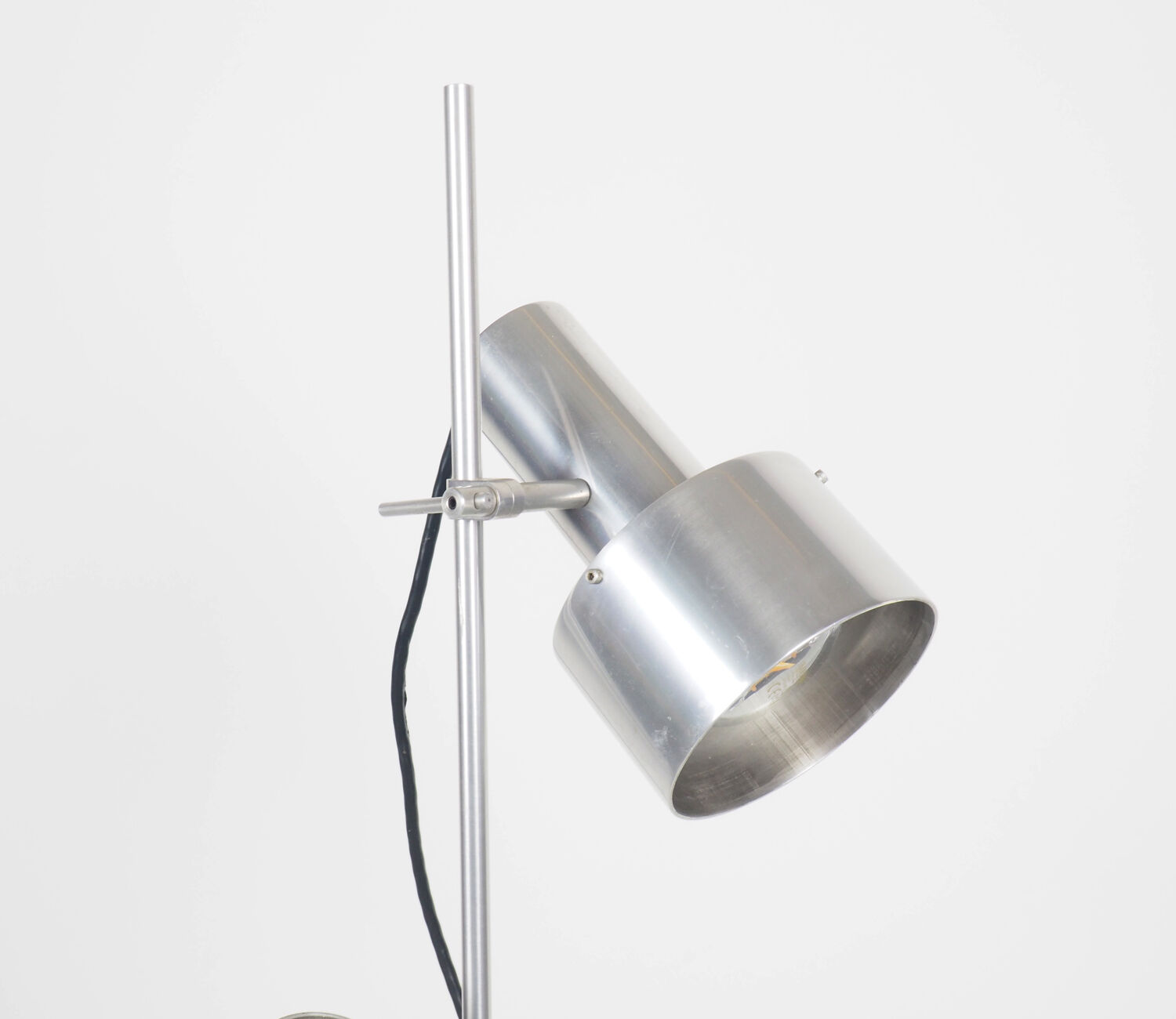 Peter Nelson brushed aluminium FA floor lamp, 1960's