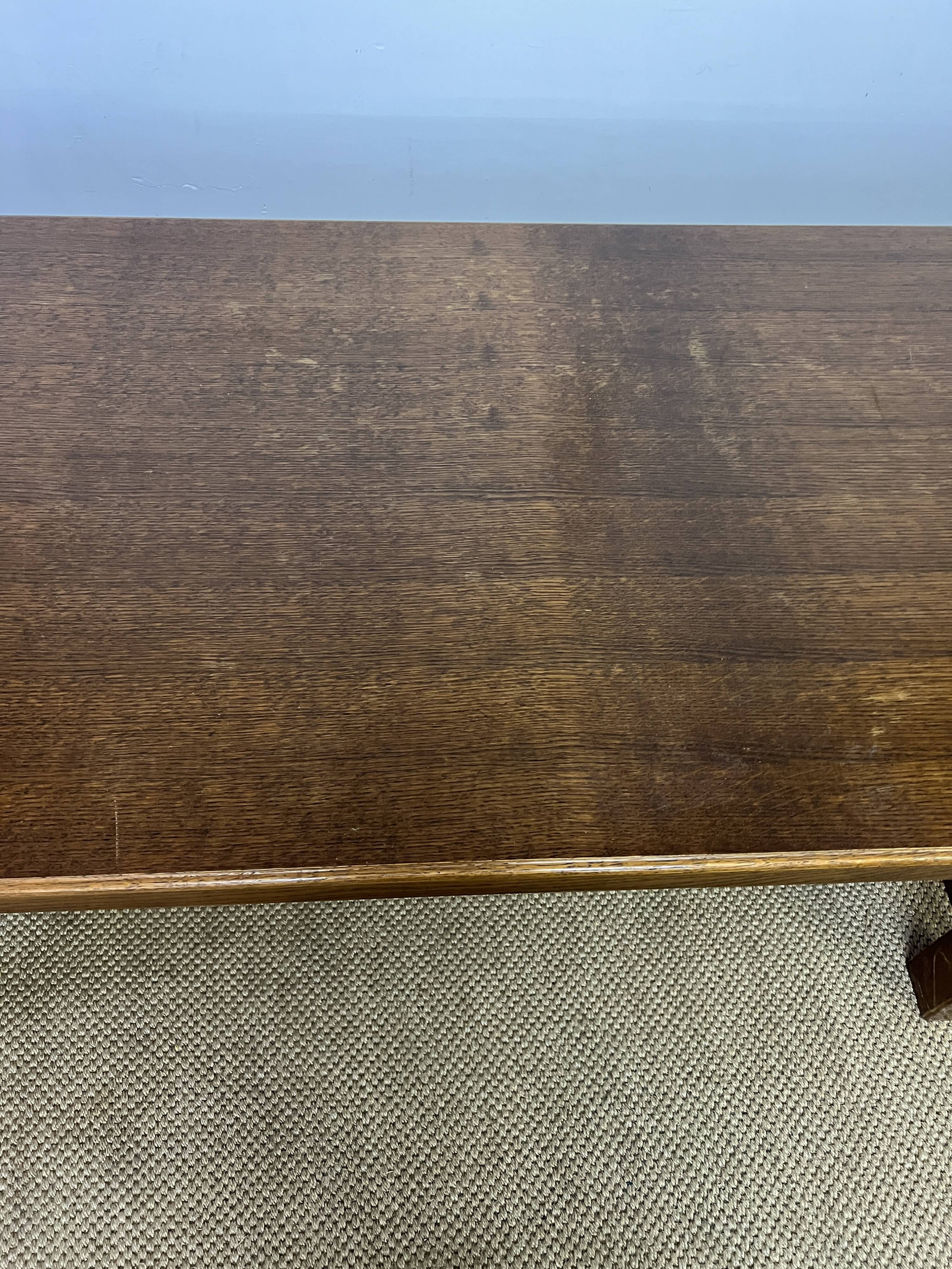 Vintage wooden farmhouse table