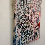 Mixed media on canvas Dominique Digeon – “The White King”, 2006