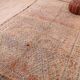 Vintage Moroccan Wool Rug 192 x 328 cm, Handmade Berber Rug, Bohemian Rug