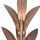 Pair of brass “leaf” wall lights, 1970s