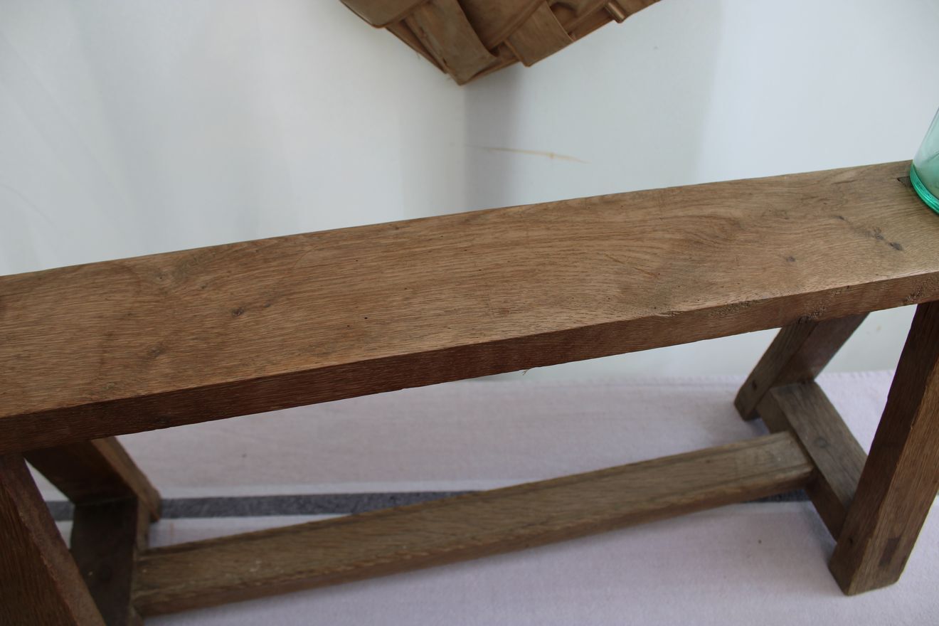 Wooden bench