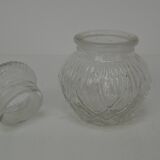 Mid-century Crystal Glass Can,1950's.