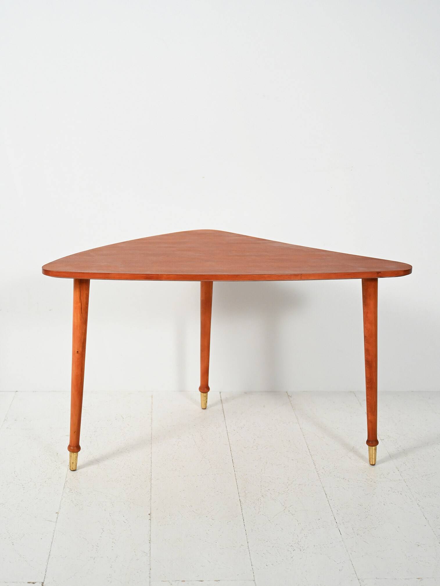 Scandinavian triangular coffee table from the Sixties
