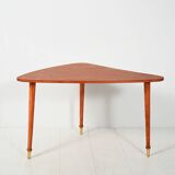 Scandinavian triangular coffee table from the Sixties