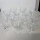 Suite of 12 Art Deco Crystal glasses