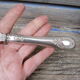 Set of 2 cheese knives and butter old silver hallmark Minerve
