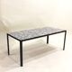 Grey ceramic coffee table from the 1960s.