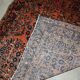 Handmade antique Persian Sarouk rug 109cm x 164cm 1920s - 1B747