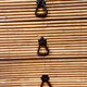 Commode en rotin, années 60