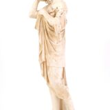Classical female plaster sculpture by Diane de Gabis