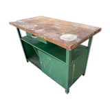 Established iron wooden top