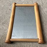 Vintage bamboo mirror 1960s