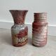 Set of 2 vintage ceramic vases