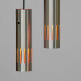 Pair of hanging lamps "Trombone" by Jo Hammerborg for Fog & Mørup