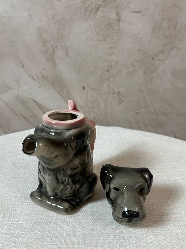 Théière Chien porcelaine