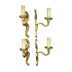 Series of 4 louis XV style wall lamps - Lucien Gau, Paris