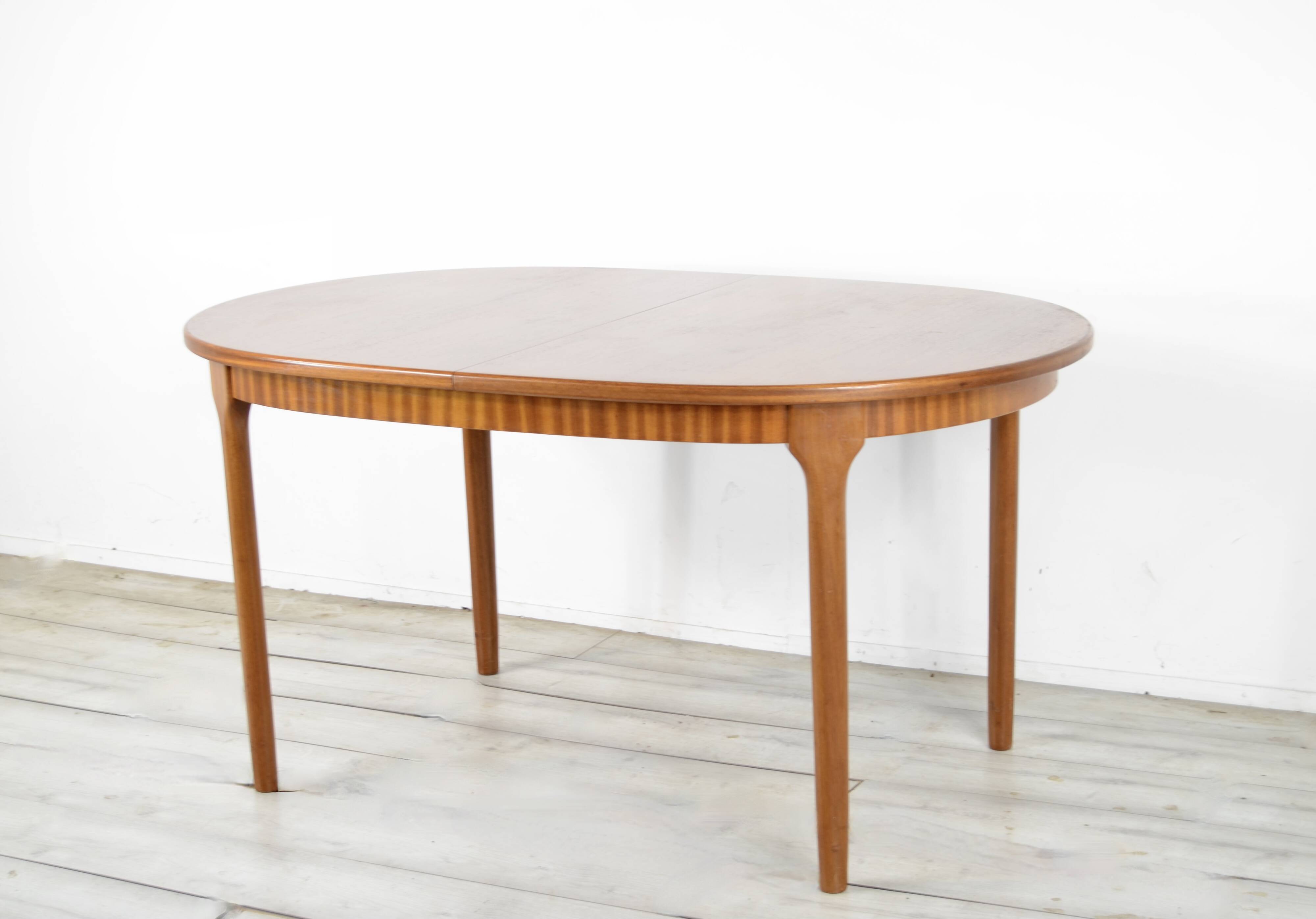 Midcentury Mcintosh oblong teak extending table. vintage modern, Danish