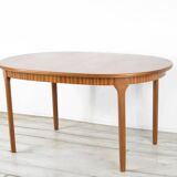 Midcentury Mcintosh oblong teak extending table. vintage modern, Danish