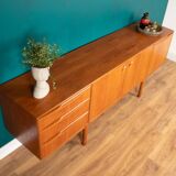 Retro Teak 1960s Long A H Macintosh Torpedo Mid Century Sideboard