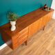 Retro Teak 1960s Long A H Macintosh Torpedo Mid Century Sideboard
