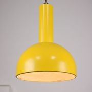 Vintage yellow metal lamp