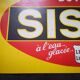 Old advertising plate in lithographed sheet Metal Aperitif SISCA - Legay Dijon TBE