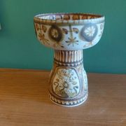 Vintage Keraluc ceramic candle holder
