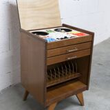 Unique table de chevet jeux 1960 15 jeux complets pieds compas 1960