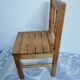 Pair of vintage wooden children's chairs